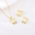 Picture of Fashionable Small White 2 Piece Jewelry Set