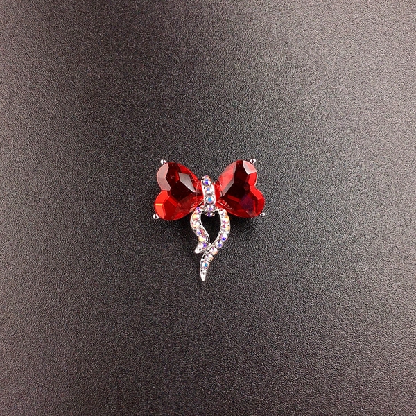 Picture of Charming Red Swarovski Element Brooche with Speedy Delivery