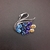 Picture of Unusual Medium Platinum Plated Brooche