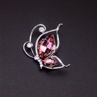 Show details for Hot Selling Pink Zinc Alloy Brooche from Certified Factory Show details for Hot Selling Pink Zinc Alloy Brooche from Certified Factory