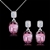 Picture of Need-Now Purple Zinc Alloy Necklace and Earring Set from Editor Picks