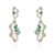 Picture of Low Price Gold Plated Cubic Zirconia Dangle Earrings from Top Designer