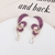 Picture of Buy Rose Gold Plated Pink Dangle Earrings with Wow Elements