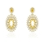 Picture of Inexpensive Gold Plated Copper or Brass Dangle Earrings from Reliable Manufacturer