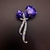 Picture of Platinum Plated Small Brooche with Worldwide Shipping
