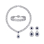 Show details for Women's Copper or Brass Cubic Zirconia 3 Piece Jewelry Set