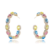 Picture of Luxury Big Dangle Earrings with Beautiful Craftmanship