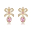 Show details for Recommended Pink Cubic Zirconia Dangle Earrings from Top Designer