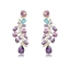Show details for Purple Gold Plated Dangle Earrings As a Gift