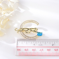 Picture of Low Cost Gold Plated Cubic Zirconia Brooche from Certified Factory