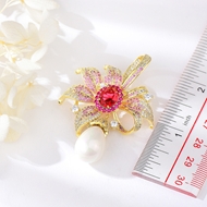 Picture of Shop Gold Plated Cubic Zirconia Brooche from Editor Picks