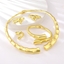 Show details for Top Big Gold Plated 4 Piece Jewelry Set