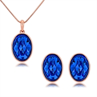 Picture of Classic Platinum Plated 2 Piece Jewelry Set with Beautiful Craftmanship