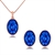 Picture of Classic Platinum Plated 2 Piece Jewelry Set with Beautiful Craftmanship