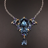 Show details for Popular Swarovski Element Big Short Chain Necklace Show details for Popular Swarovski Element Big Short Chain Necklace