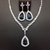 Picture of Low Cost Platinum Plated Swarovski Element 2 Piece Jewelry Set for Female