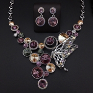 Show details for Shop Platinum Plated Purple 2 Piece Jewelry Set with Wow Elements Show details for Shop Platinum Plated Purple 2 Piece Jewelry Set with Wow Elements