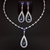 Picture of Amazing Swarovski Element Big 2 Piece Jewelry Set