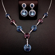Show details for Affordable Zinc Alloy Platinum Plated 2 Piece Jewelry Set from Trust-worthy Supplier Show details for Affordable Zinc Alloy Platinum Plated 2 Piece Jewelry Set from Trust-worthy Supplier