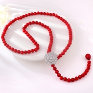 Show details for Nice Artificial Pearl Platinum Plated Y Necklace Show details for Nice Artificial Pearl Platinum Plated Y Necklace