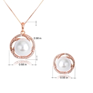 Picture of Eye-Catching White Zinc Alloy 2 Piece Jewelry Set with Member Discount