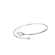 Picture of Most Popular Small 925 Sterling Silver Fashion Bangle