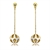 Picture of Fast Selling White Rose Gold Plated Dangle Earrings For Your Occasions