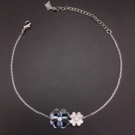 Show details for Attractive Blue Platinum Plated Fashion Bracelet with Unbeatable Quality Show details for Attractive Blue Platinum Plated Fashion Bracelet with Unbeatable Quality