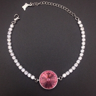 Show details for Need-Now Pink Platinum Plated Fashion Bracelet from Editor Picks Show details for Need-Now Pink Platinum Plated Fashion Bracelet from Editor Picks