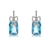 Picture of Good Quality Cubic Zirconia Platinum Plated Dangle Earrings