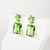 Picture of Luxury Green Dangle Earrings with Fast Delivery