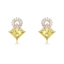 Show details for Luxury Yellow Dangle Earrings with Fast Shipping Show details for Luxury Yellow Dangle Earrings with Fast Shipping