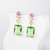 Picture of Luxury Green Dangle Earrings with Fast Shipping