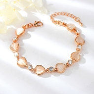 Show details for Unique Opal Rose Gold Plated Fashion Bracelet Show details for Unique Opal Rose Gold Plated Fashion Bracelet