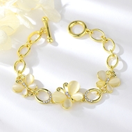 Show details for Affordable Gold Plated White Fashion Bracelet with Member Discount Show details for Affordable Gold Plated White Fashion Bracelet with Member Discount