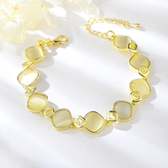 Show details for Inexpensive Gold Plated White Fashion Bracelet from Reliable Manufacturer Show details for Inexpensive Gold Plated White Fashion Bracelet from Reliable Manufacturer