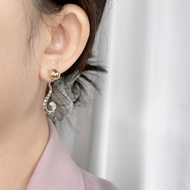 Picture of Need-Now White Delicate Dangle Earrings Exclusive Online