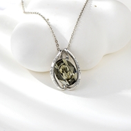Show details for Great Swarovski Element Platinum Plated Pendant Necklace Show details for Great Swarovski Element Platinum Plated Pendant Necklace
