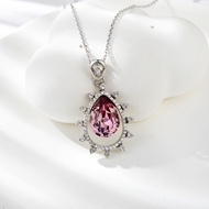 Show details for Zinc Alloy Platinum Plated Pendant Necklace Online Only Show details for Zinc Alloy Platinum Plated Pendant Necklace Online Only