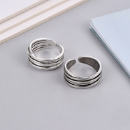 Picture of Quality Classic Platinum Plated Adjustable Ring