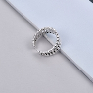 Picture of Zinc Alloy Platinum Plated Adjustable Ring Online Only