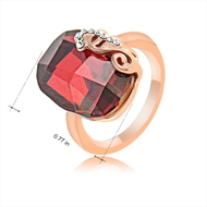 Picture of Delicate Artificial Crystal Small Fashion Ring