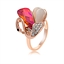 Show details for Zinc Alloy Artificial Crystal Fashion Ring with Full Guarantee
