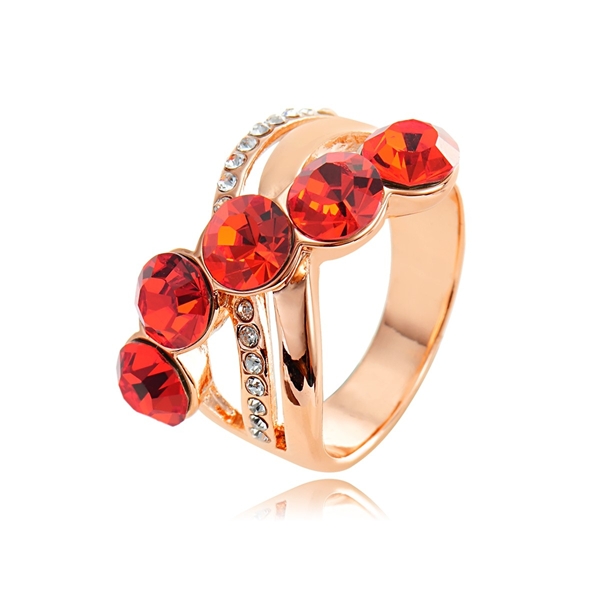 Picture of Featured Red Classic Fashion Ring with Full Guarantee