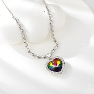 Show details for Fancy Medium Swarovski Element Short Chain Necklace Show details for Fancy Medium Swarovski Element Short Chain Necklace