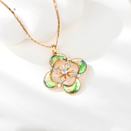 Show details for Fancy Small Swarovski Element Pendant Necklace Show details for Fancy Small Swarovski Element Pendant Necklace