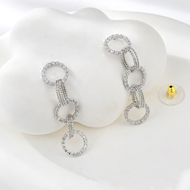 Show details for Low Price Platinum Plated Big Dangle Earrings from Trust-worthy Supplier Show details for Low Price Platinum Plated Big Dangle Earrings from Trust-worthy Supplier