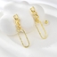 Show details for Luxury Cubic Zirconia Dangle Earrings with Worldwide Shipping