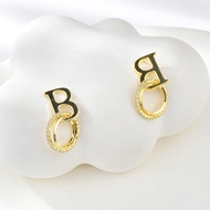 Show details for Irresistible White Gold Plated Dangle Earrings For Your Occasions Show details for Irresistible White Gold Plated Dangle Earrings For Your Occasions