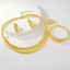 Show details for Recommended Gold Plated Zinc Alloy 4 Piece Jewelry Set from Top Designer